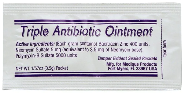 Medi-First® Triple Antibiotic Single Use Packet