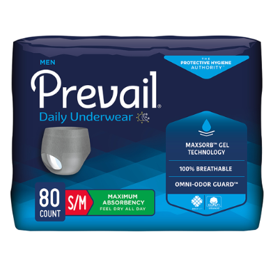 Prevail® Men's Incontinence Underwear Maximum Absorbency