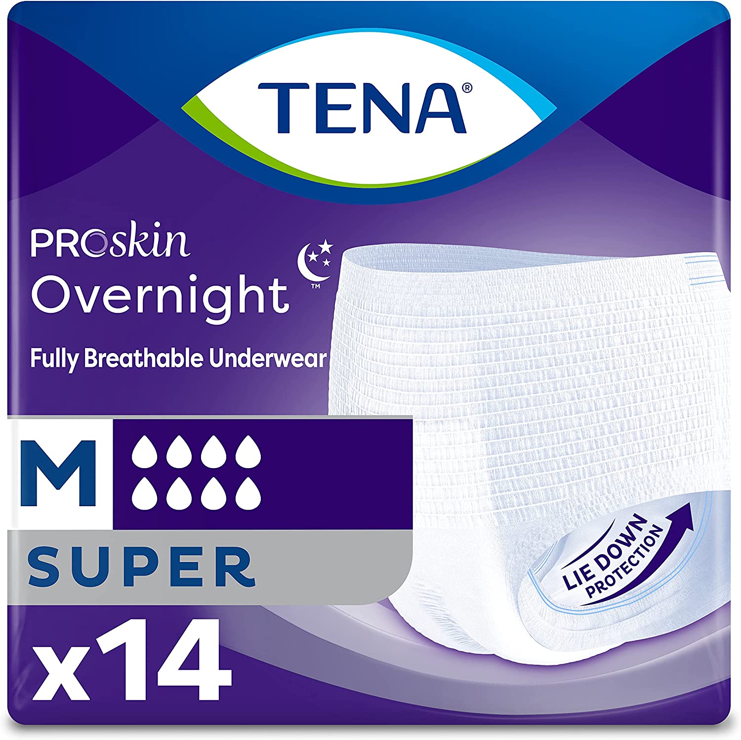 TENA® ProSkin Overnight™ Super Protective Underwear (Pull-Ups), Heavy –  Rely Medical Supply, LLC
