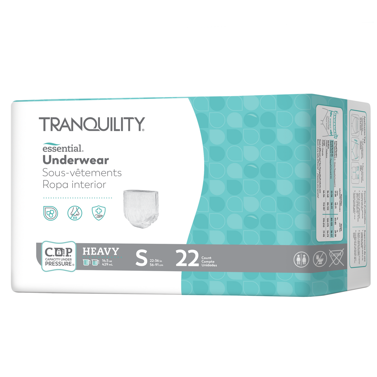 Tranquility® Essential Disposable Absorbent Underwear, Heavy Absorbency