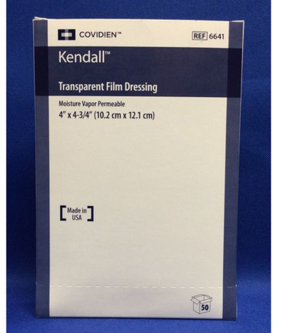 Kendall™ 4 X 4-3/4 Inch Transparent Film Dressing