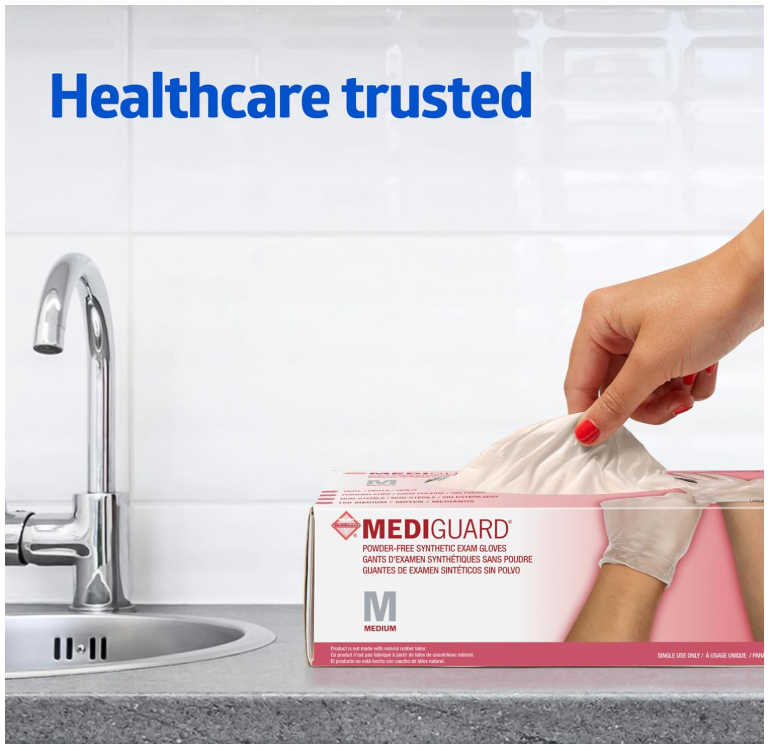 MediGuard Vinyl Exam Gloves
