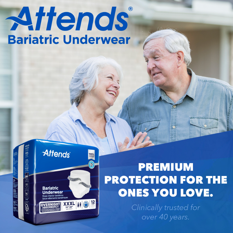Attends® Bariatric 3XL Underwear - Overnight Protection