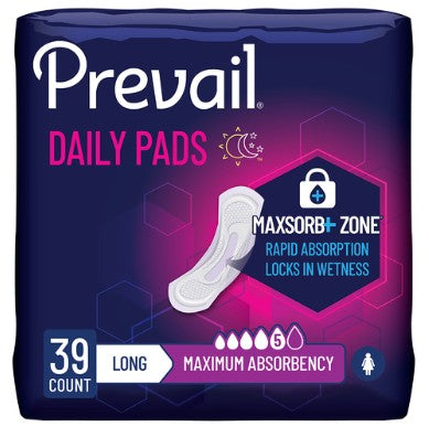 Prevail® Bladder Control Pad - Maximum Long 13"