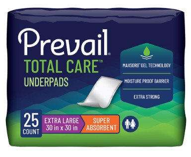 Prevail® Total Care™ Underpad (30" x 30")