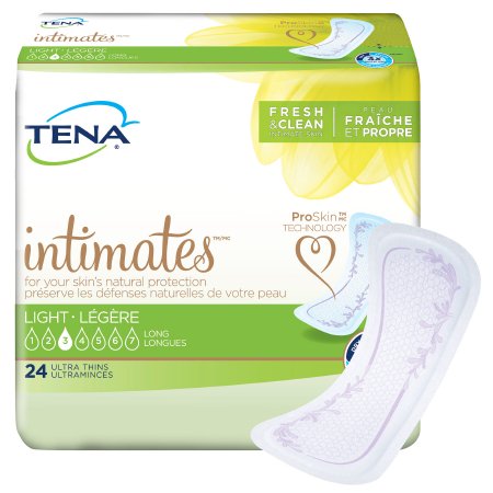 TENA® Intimates™ Ultra Thin Light Long Pad - 10" Light Absorbency
