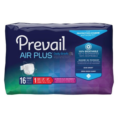 Prevail® Air Plus™ Unisex Adult Incontinence Brief