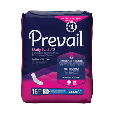 Prevail® Bladder Control Pad - Moderate Long 11"