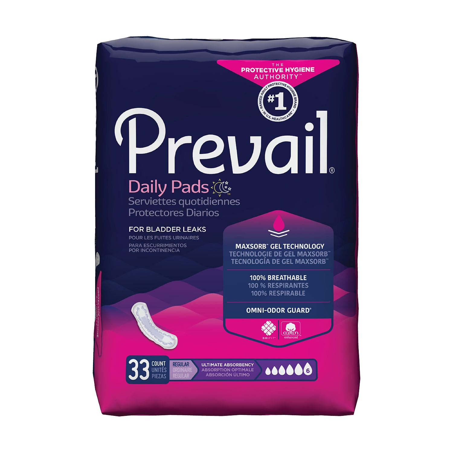 Prevail® Bladder Control Pad - Ultimate 16